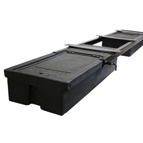 Lippert UNDERCHASSIS STORAGE CONTAINER, DOUBLE, NO SPARE TIRE CARRIER, 96INL X 175180 - main
